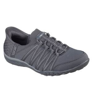 Skechers Womens/Ladies Breathe Easy Roll With Me Sneakers / Charcoal